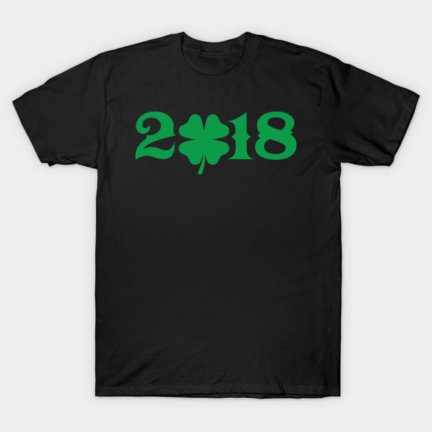 'St. Patrick's Day 2018' Cute St. Patrick Clover 2018 T-Shirt by ourwackyhome
